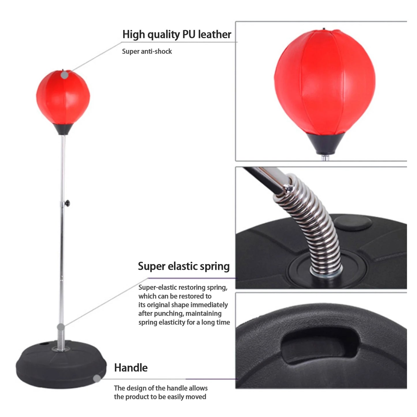 Adjustable Boxing Freestanding Speed Bag